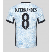 Camisa de Futebol Portugal Bruno Fernandes #8 Equipamento Secundário Europeu 2024 Manga Curta